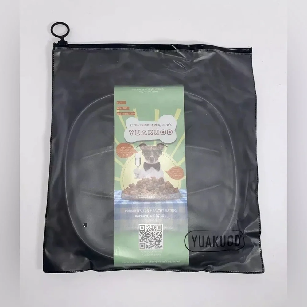 Slow Feeder Dog Bowl with Spreader